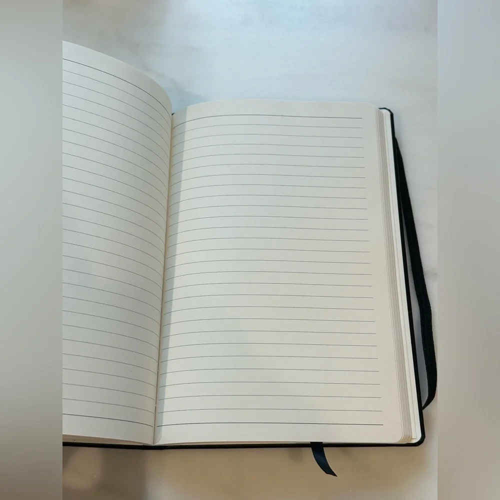 Black Embossed Ontario Canada Journal Notebook with Lined Paper